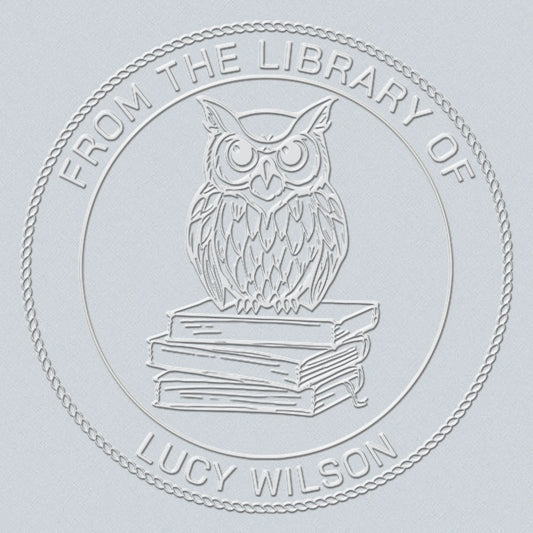 Custom Owl and Book Embosser